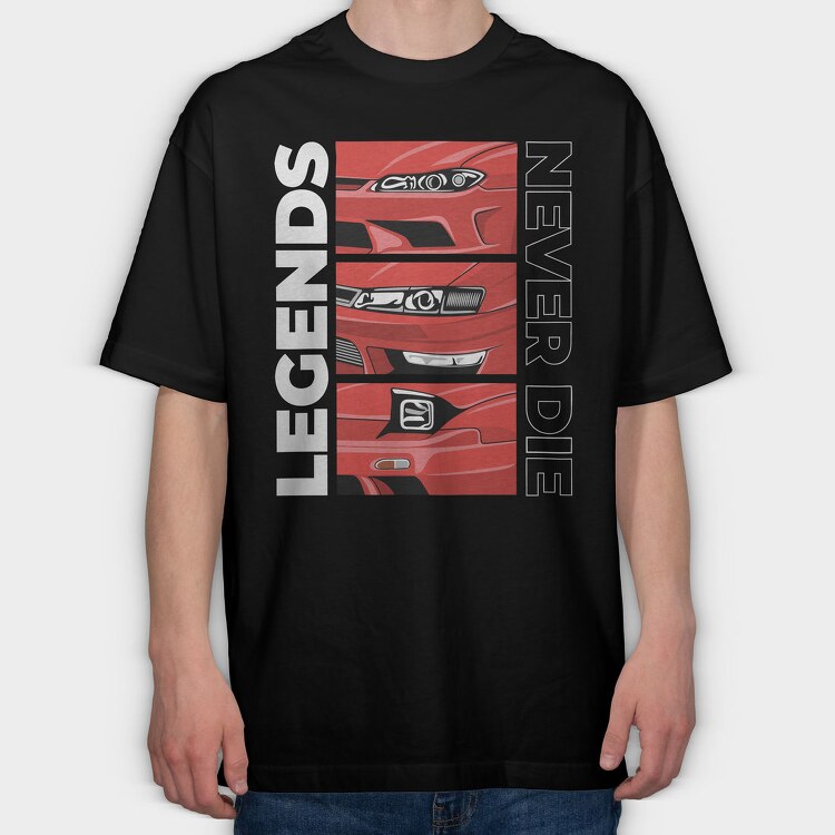 Red Car Stance Sport Modern, Tricou Oversize Barbati (Unisex)