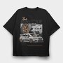 Silver Wrx Wrecked Night, Tricou Oversize Barbati (Unisex)