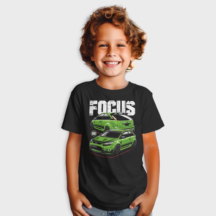 Green Focus Rs Fast Car, Tricou Copii