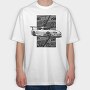 Jdm Supra Fast Stance Garage, Tricou Oversize Barbati (Unisex)