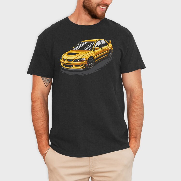 Speed Car Gold Fast Metallic, Tricou Barbati (Unisex)