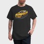 Speed Car Gold Fast Metallic, Tricou Barbati (Unisex)