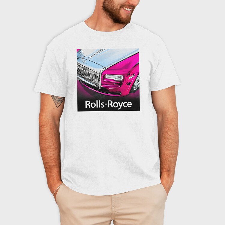 Rolls Royce Pink Fantasy, Tricou Barbati (Unisex)