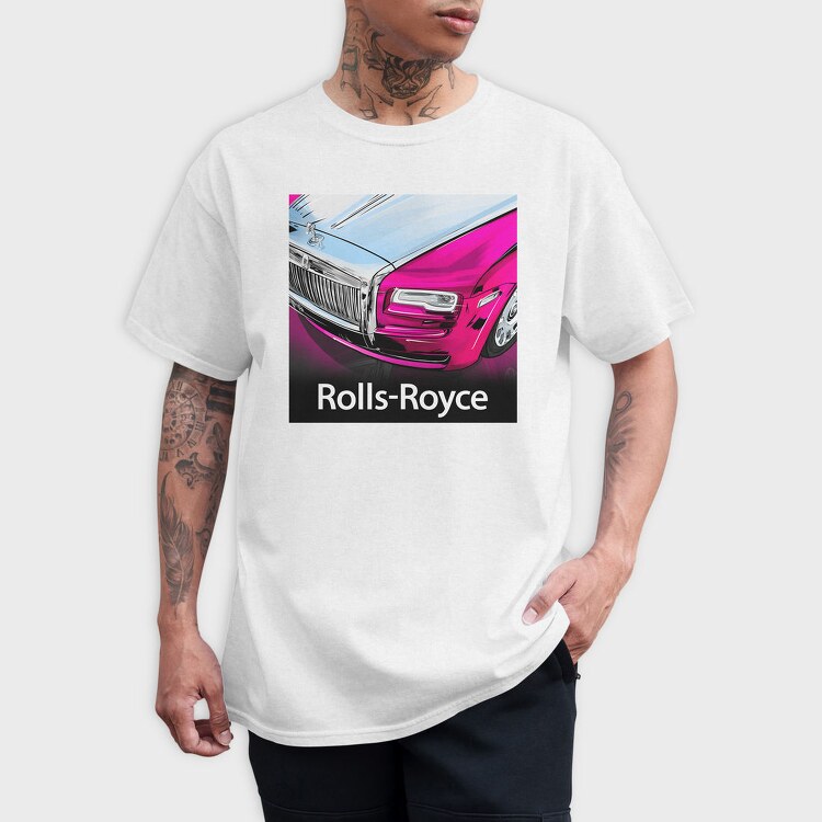 Rolls Royce Pink Fantasy, Tricou Barbati (Unisex)