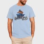 Quad Bike Illustration, Tricou Barbati (Unisex)