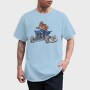 Quad Bike Illustration, Tricou Barbati (Unisex)