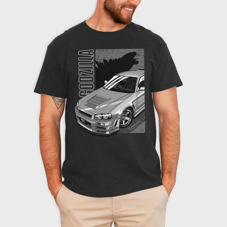 Nismo R34, Tricou Barbati (Unisex)
