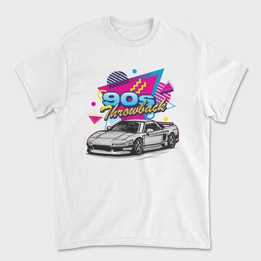 90S Throwback Car, Tricou Barbati (Unisex)