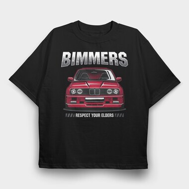 Bmw Lovers Edition, Tricou Oversize Barbati (Unisex)