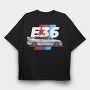 Bmw M3 Gtr Race, Tricou Oversize Barbati (Unisex)