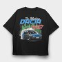 Dacia Nurburgring Drift, Tricou Oversize Barbati (Unisex)