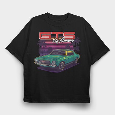Gts Monaro Palm, Tricou Oversize Barbati (Unisex)