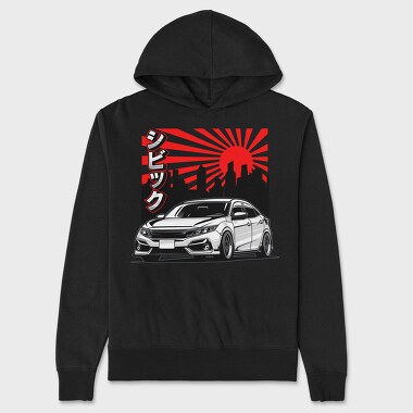 Jdm City Rush, Hanorac Oversize Barbati (Unisex)