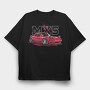 Mazda Mx5 Miata, Tricou Oversize Barbati (Unisex)