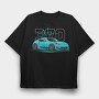 Nissan 370Z Speed, Tricou Oversize Barbati (Unisex)
