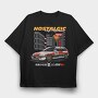 Nostalgic Racing Car, Tricou Oversize Barbati (Unisex)