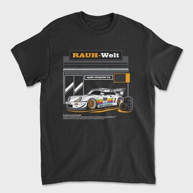 Rauh Welt Porsche 911, Tricou Barbati (Unisex)