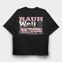 Rauhwelt Pink Race, Tricou Oversize Barbati (Unisex)