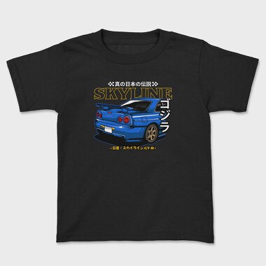 Skyline Gt R Racer, Tricou Copii