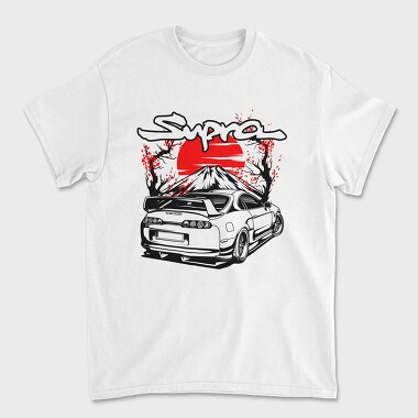 Supra Cherry Sunset, Tricou Barbati (Unisex)