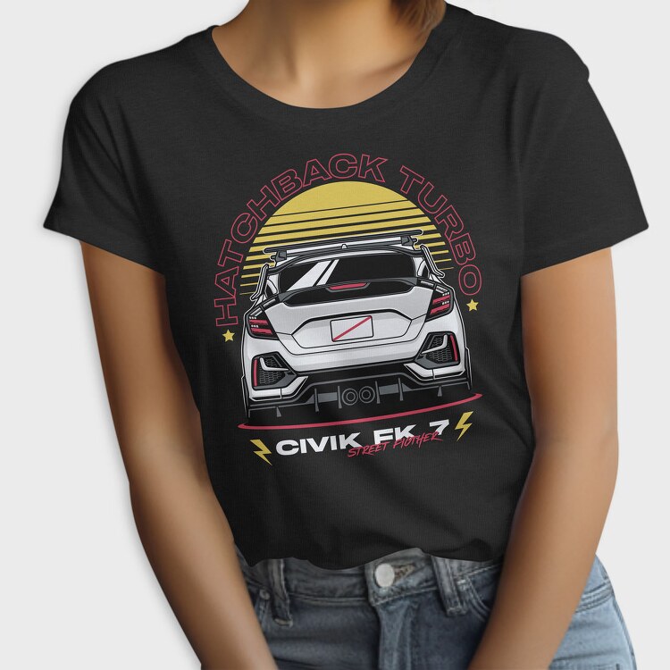 Hatchback Turbo Street Fighter, Tricou Femei