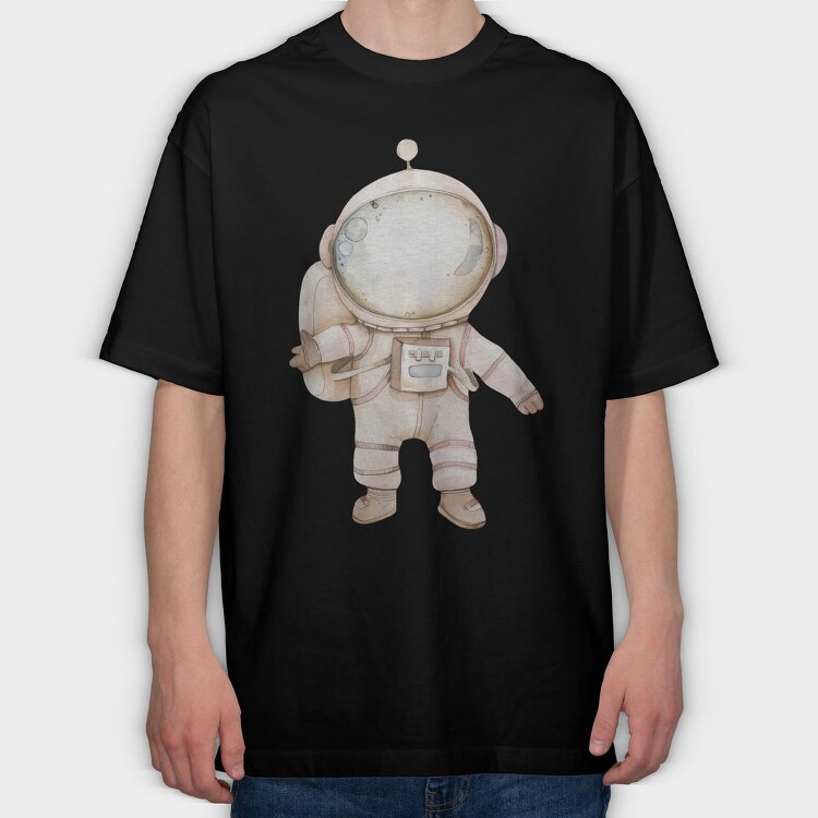 Space Adventure Buddy, Tricou Oversize Barbati (Unisex)