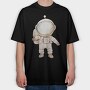Space Adventure Buddy, Tricou Oversize Barbati (Unisex)