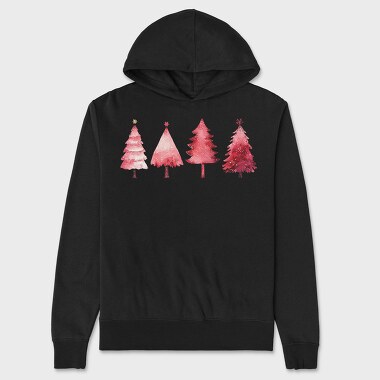 Sparkling Festive Forest, Hanorac Oversize Barbati (Unisex)