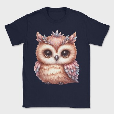 Sparkling Owl Clipart, Tricou Barbati (Unisex)