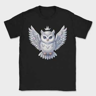 Sparkling Owl Crown, Tricou Barbati (Unisex)