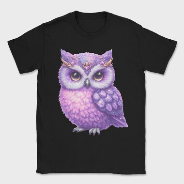 Sparkling Owl Glow, Tricou Barbati (Unisex)