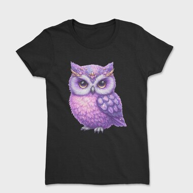 Sparkling Owl Glow, Tricou Femei