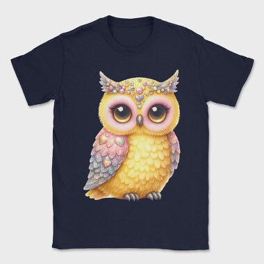 Sparkling Owl Sublimation Clipart Png 87314555, Tricou Barbati (Unisex)