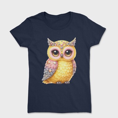 Sparkling Owl Sublimation Clipart Png 87314555, Tricou Femei