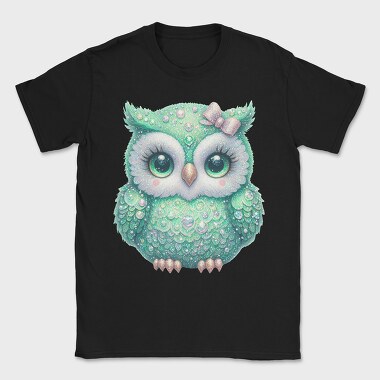 Sparkling Owl Sublimation, Tricou Barbati (Unisex)