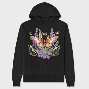 Spread Your Wings And Fly, Hanorac Oversize Barbati (Unisex)