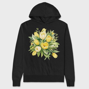 Spring Blooming Bouquet, Hanorac Oversize Barbati (Unisex)