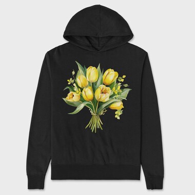 Spring Blossom Bouquet, Hanorac Oversize Barbati (Unisex)