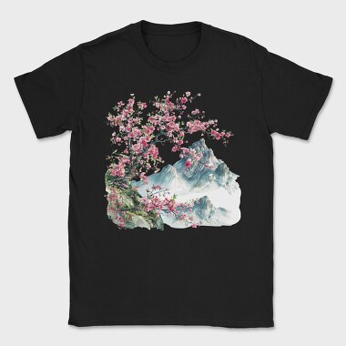 Spring Blossom Mountain, Tricou Barbati (Unisex)