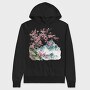 Spring Blossom Mountain, Hanorac Oversize Barbati (Unisex)