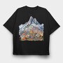 Spring Blossom Peak, Tricou Oversize Barbati (Unisex)