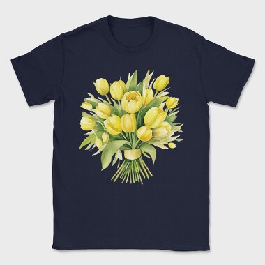 Spring Butter Floral Bouquet, Tricou Barbati (Unisex)