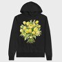 Spring Butter Floral Bouquet, Hanorac Oversize Barbati (Unisex)