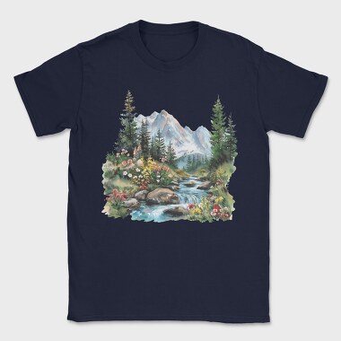 Spring Flower Climb, Tricou Barbati (Unisex)