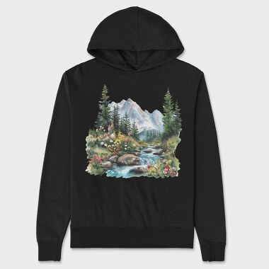 Spring Flower Climb, Hanorac Oversize Barbati (Unisex)