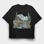 Spring Flower Climb, Tricou Oversize Barbati (Unisex)