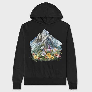 Spring Flower Peak, Hanorac Oversize Barbati (Unisex)