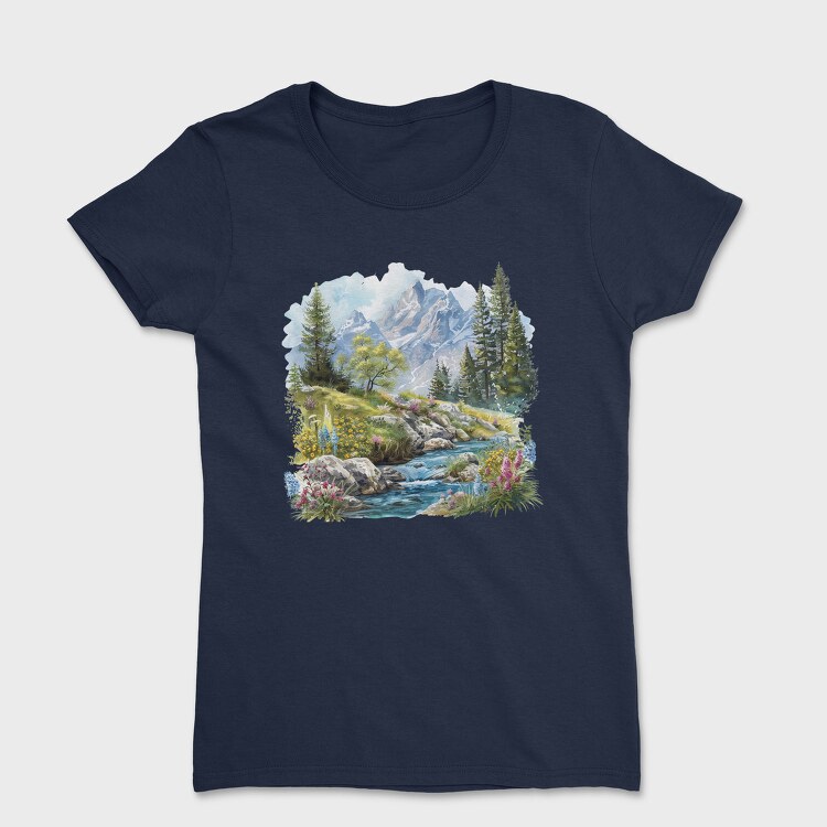 Spring Mountain Bloom, Tricou Femei