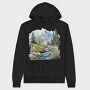 Spring Mountain Bloom, Hanorac Oversize Barbati (Unisex)