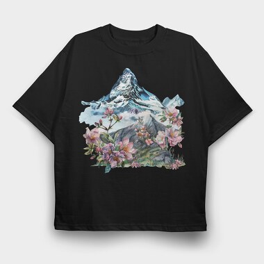 Spring Mountain Bloomer, Tricou Oversize Barbati (Unisex)